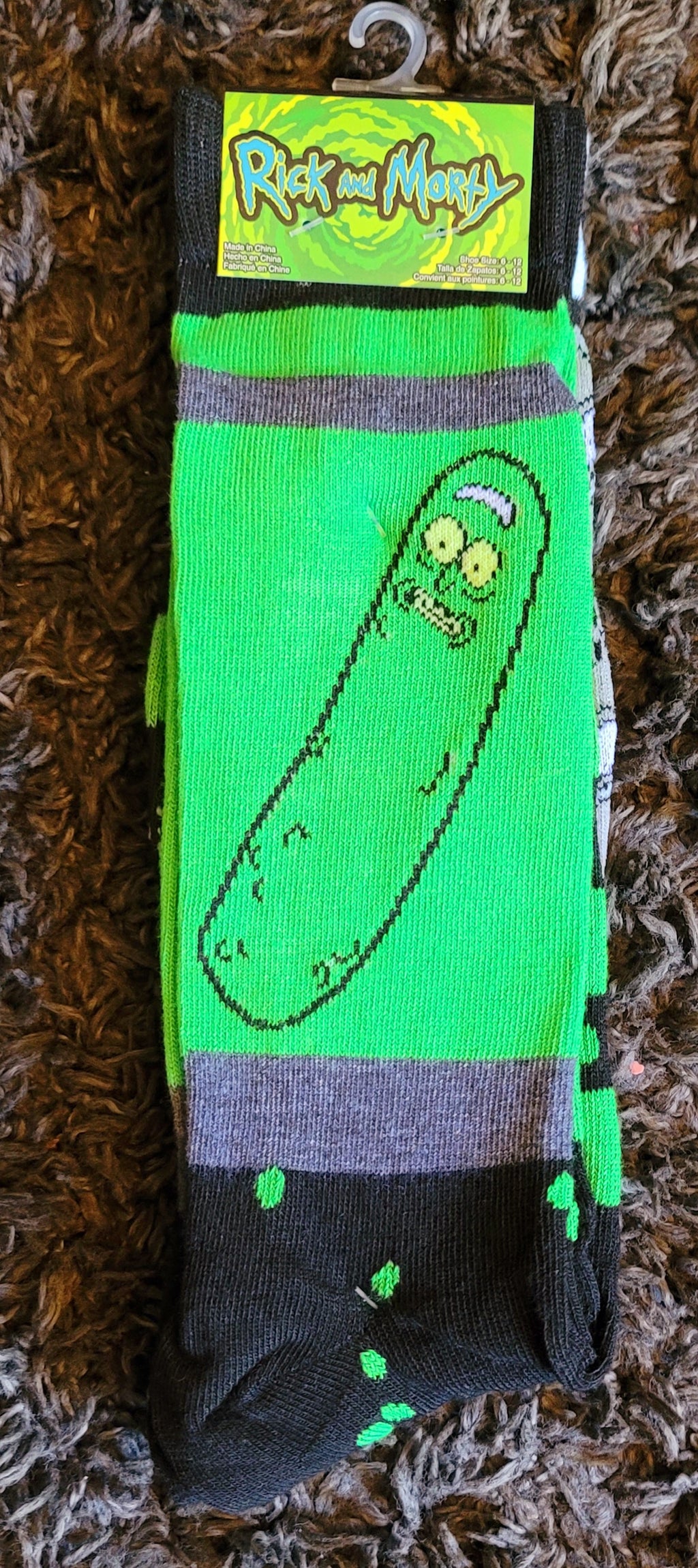 Rick And Morty Pickle Crew Sox 2-Pack