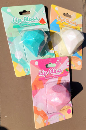 DIAMOND SPARKLE FLAVORED LIP BALM (3 FLAVORS)