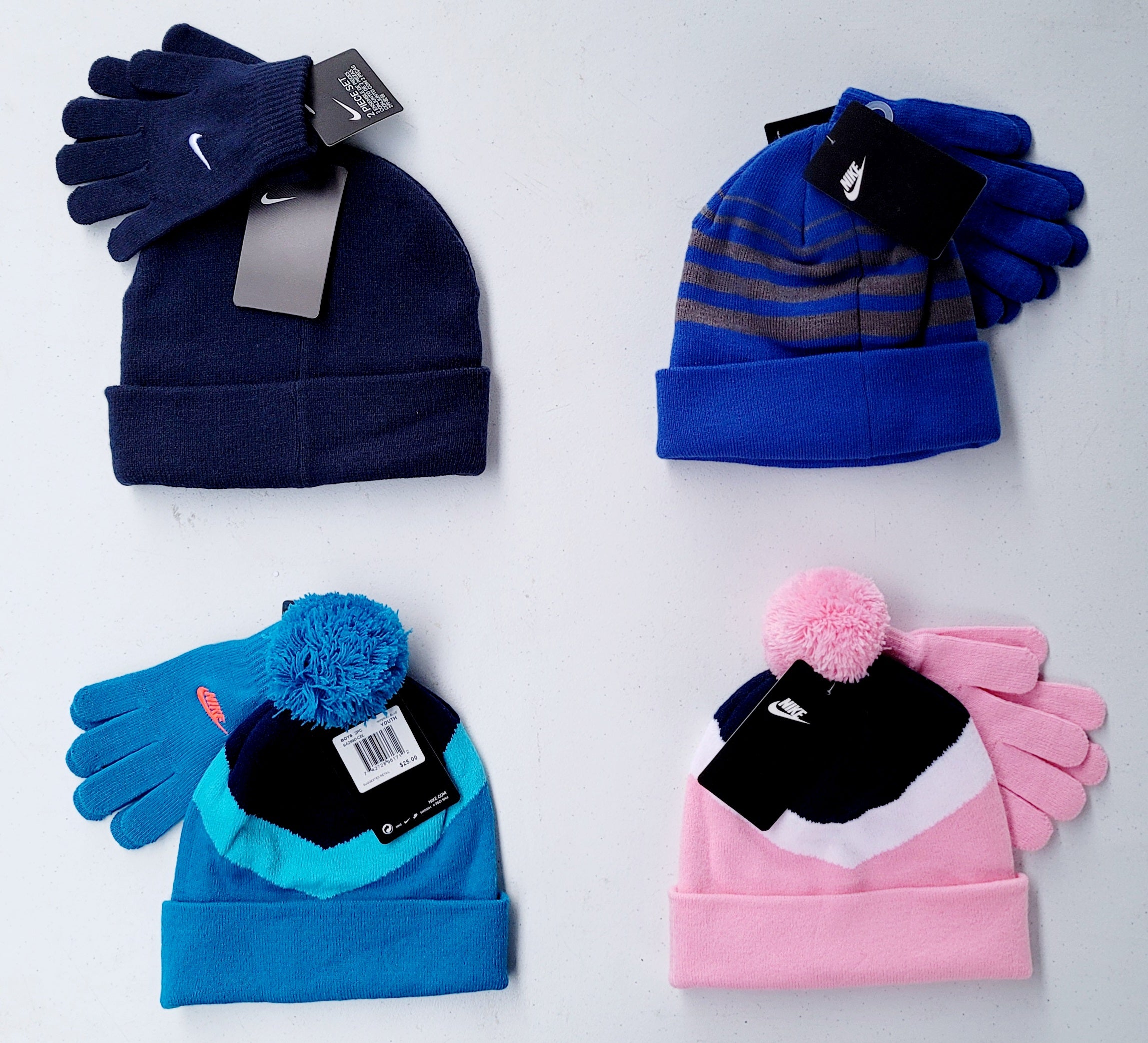 Kids NIKE Beanies W/ Gloves