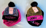 Juicy Couture Leopard Print Beanies W/ Scarf