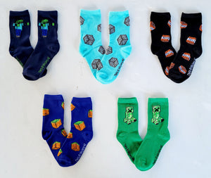 Minecraft Kids CrewSox SIZE 8-10