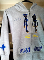 Kids Silly Savage "Huggy Wuggy" Zip Up Hoodie