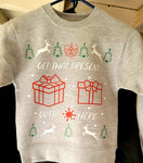 Kids Silly Savage x Dangmattsmith "Get That Present Outta Here" Crewneck Sweater