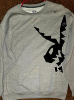 Silly Savage "Broken Bunny" Crewneck Sweater