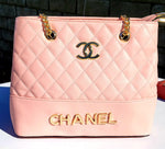 Posh Pink Chanel "City Girl" Large Shoulder Bag