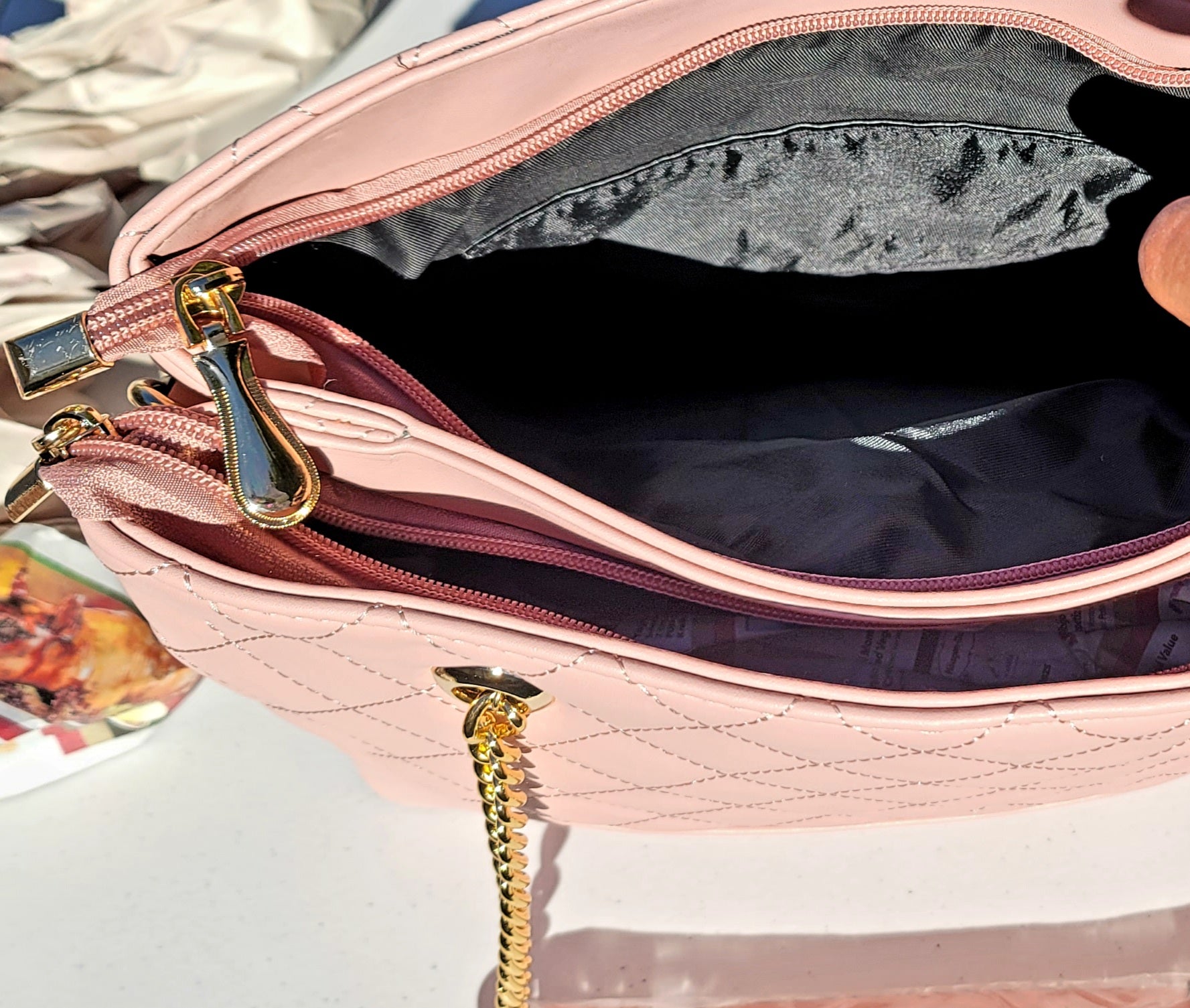 Posh Pink Chanel "City Girl" Large Shoulder Bag