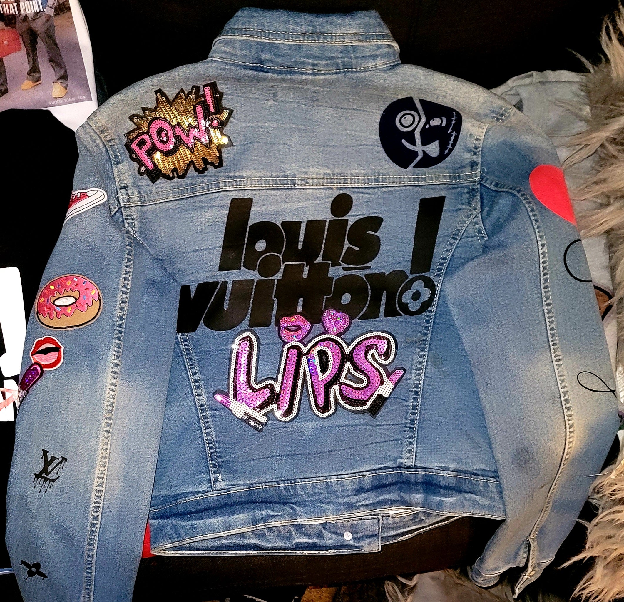 LV Rhinestone Denim Jackets – Creations by meme SA