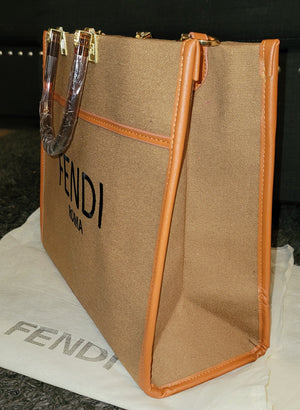 Large Fendi "Classy But Sassy" Bag With Shoulder Strap