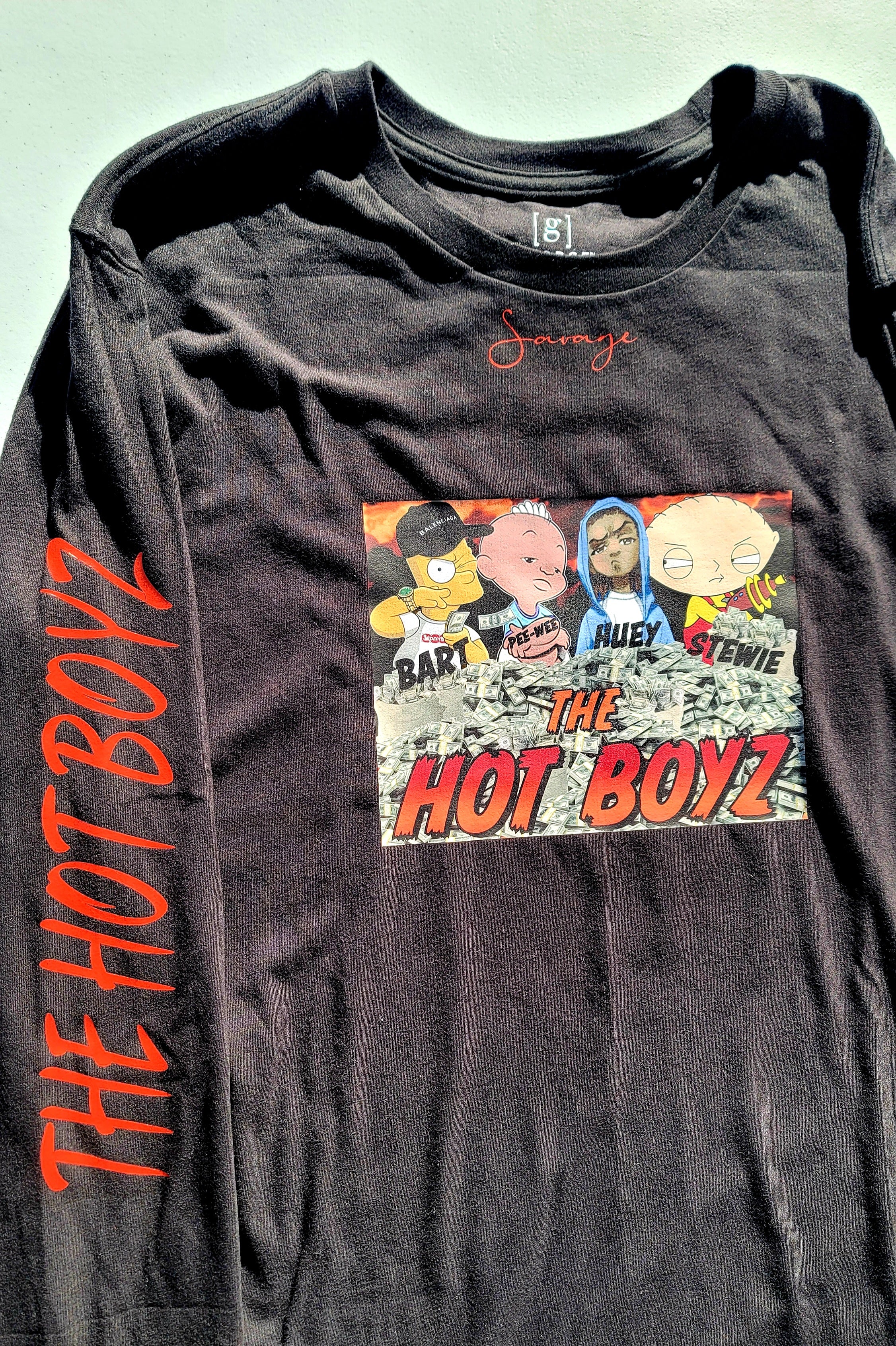 Silly Savage "HOT BOYZ" Long Sleeve