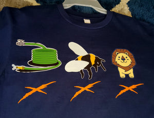 SILLY SAVAGE "HOSE BEE LION X3" T Shirt