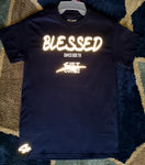 SHORT SLEEVE "BLESSED SINCE BIRTH" T SHIRT