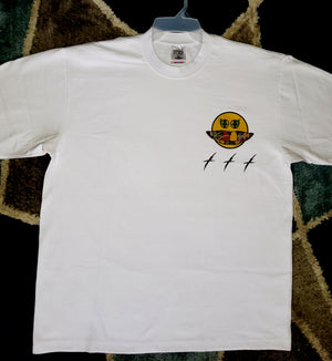 WHITE "SILLY SAVAGE MARKET" T SHIRT