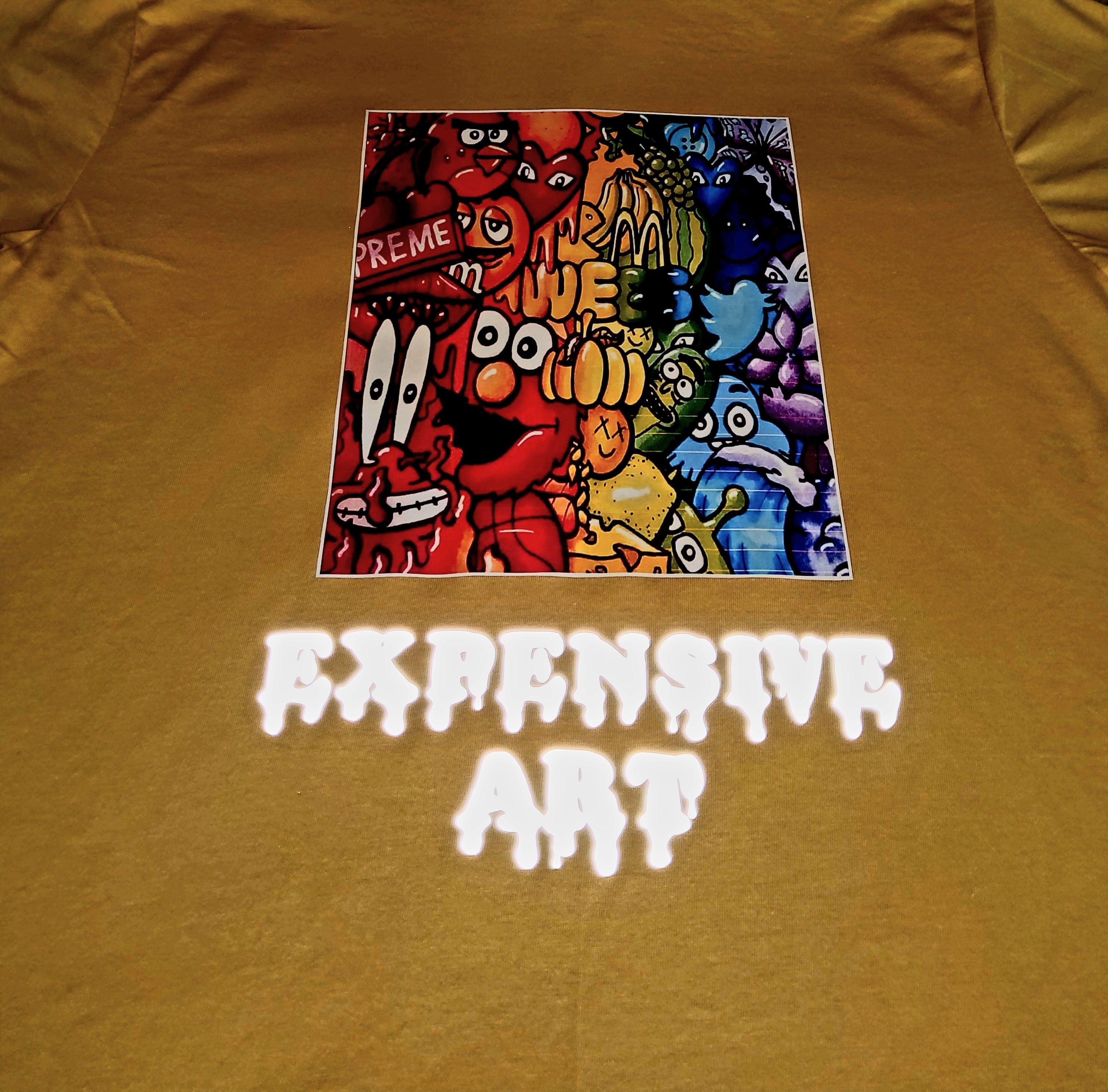 SILLY SAVAGE REFLECTIVE "EXPENSIVE ART" T SHIRT