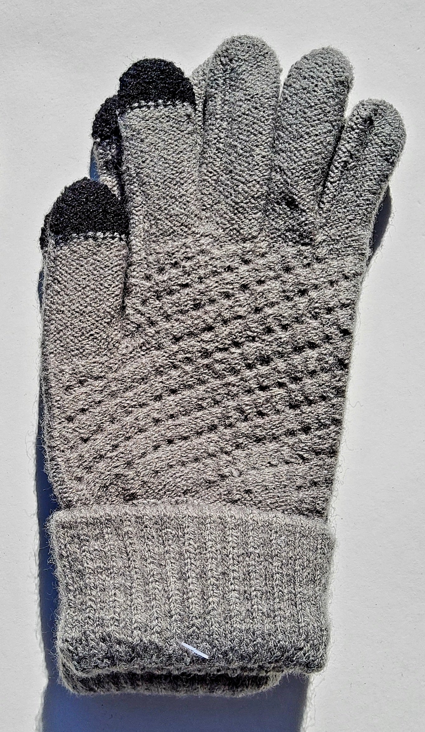 Ribbed Wool Womens Gloves