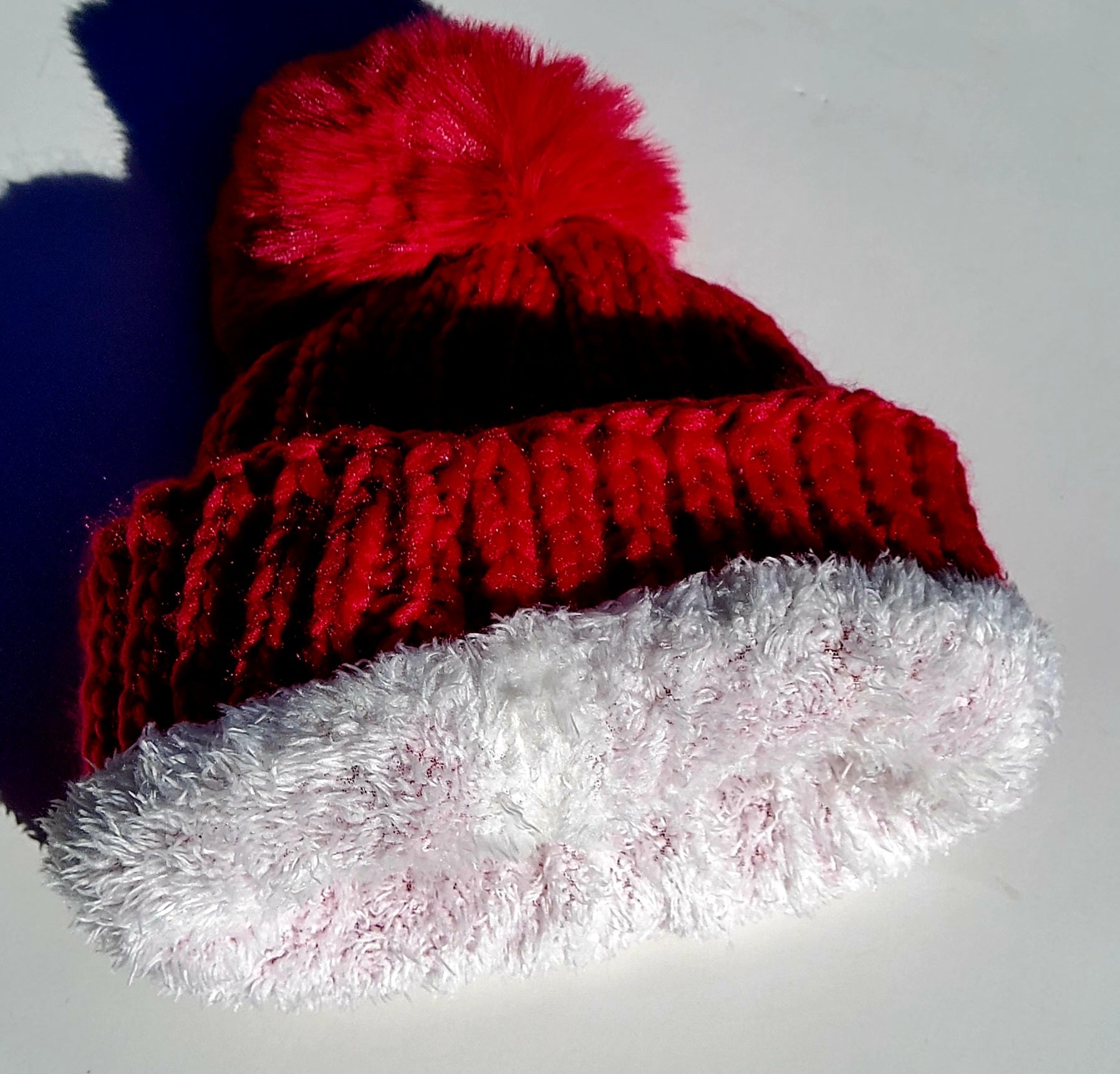 Woven Beanie W/ Pom