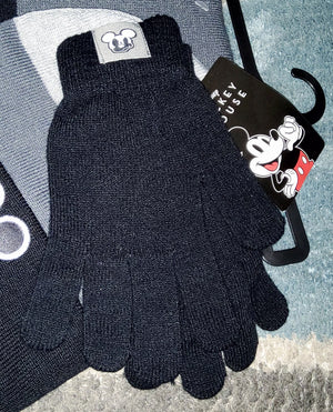 Mad MICKEY Beanie, Gloves And Scarf Set