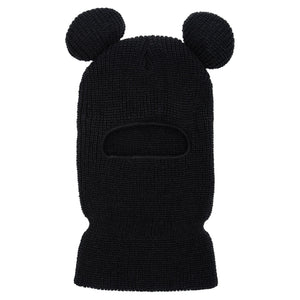 Thick Balaclava W/ Bear Ears