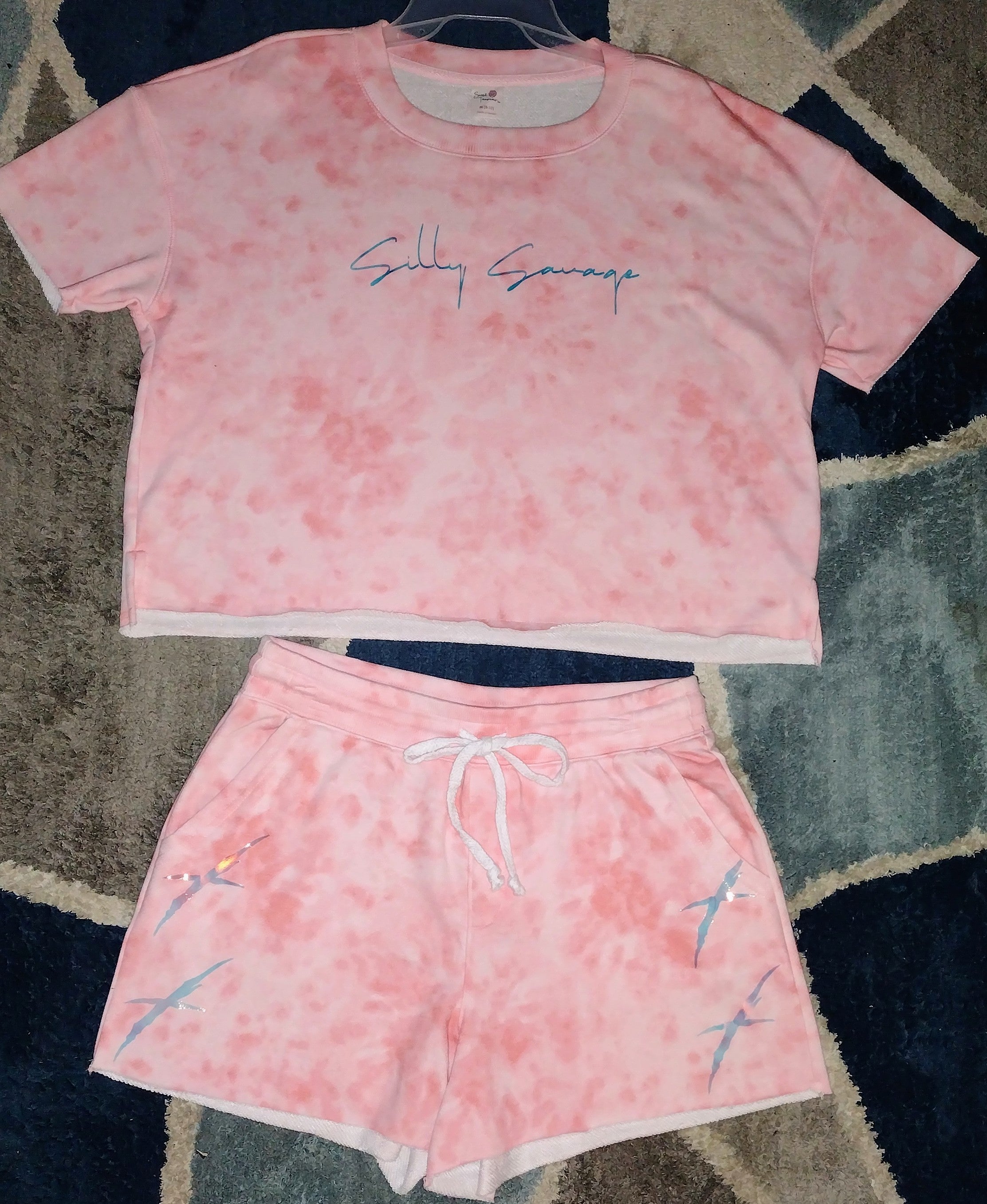 SILLY SAVAGE Pink "BEACH BABE" 2 Piece