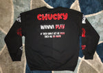 Custom SAVAGE CHUCKY 2X Crewneck Sweater