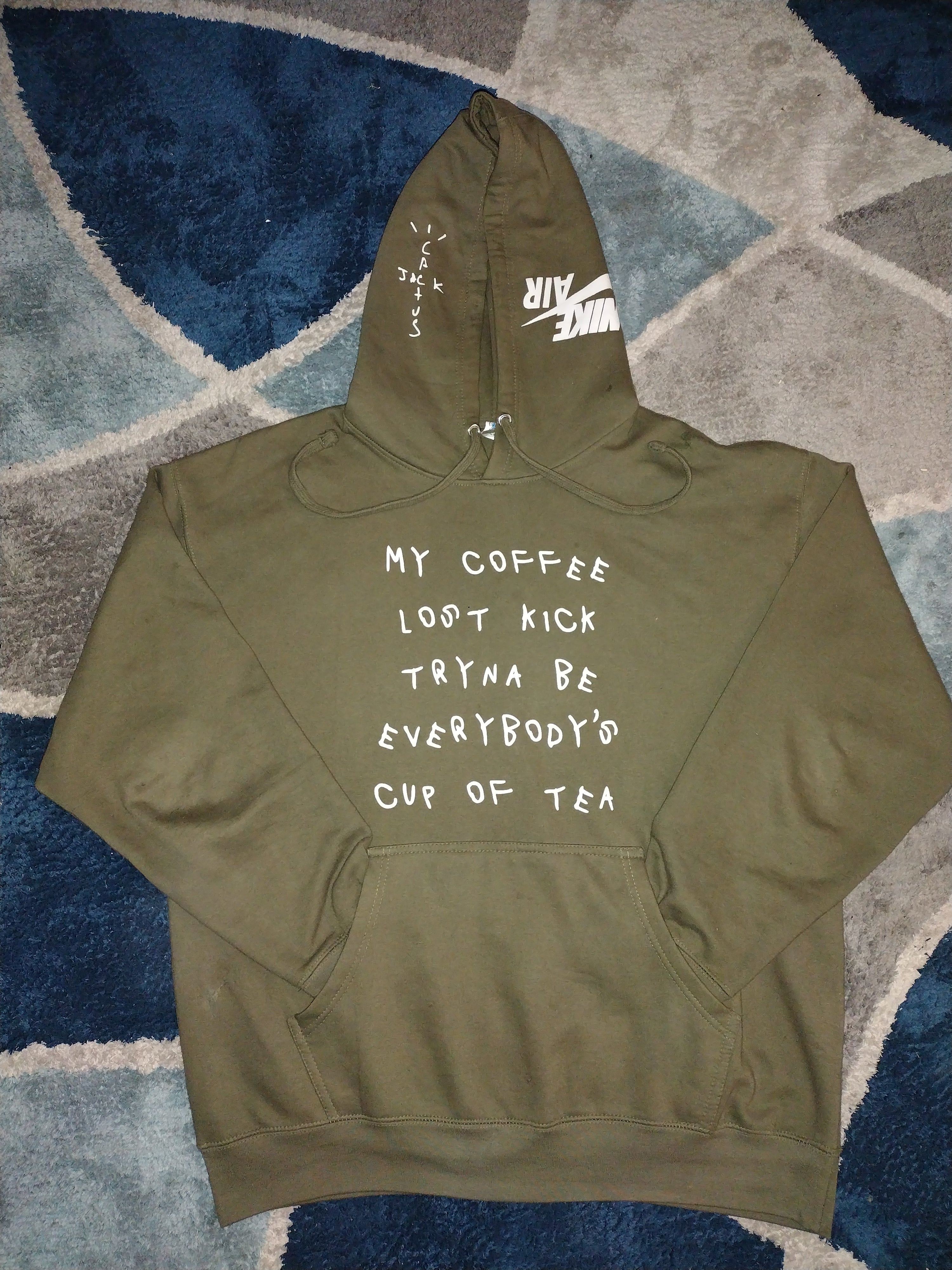 Custom NIKE "CUP OF TEA" Sweatsuit