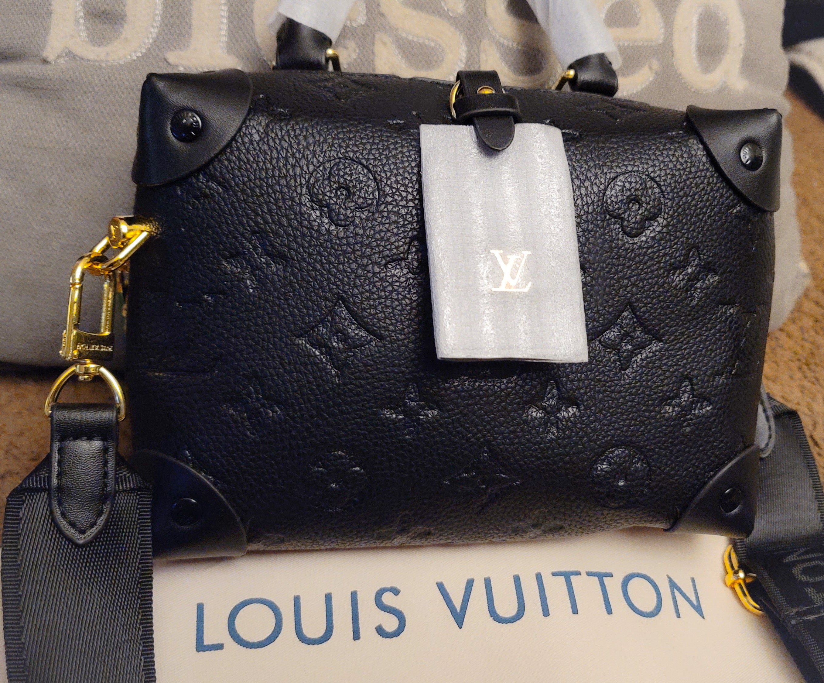 Leather Petite "Money Maker" LV Crossbody Bag