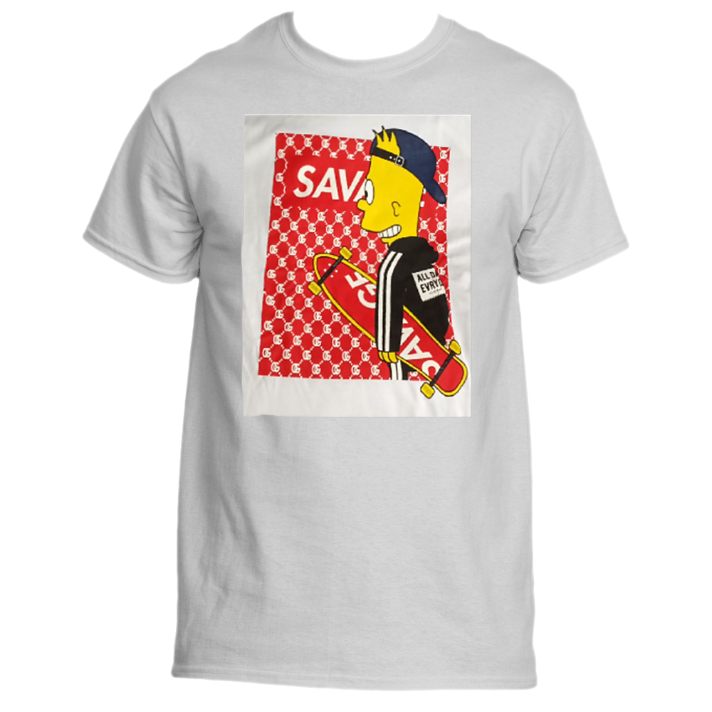 Bart Skating Savage T Shirts